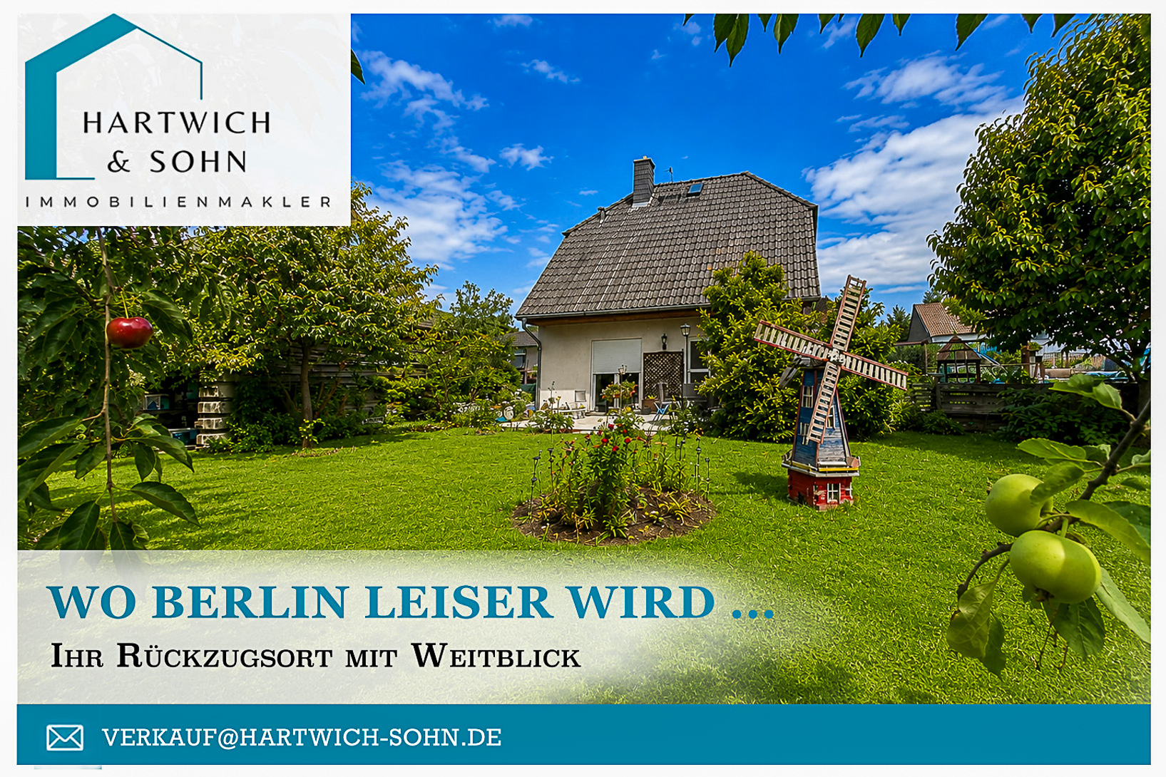 Kleineres Haus mit Garten in Berlin-Falkenberg